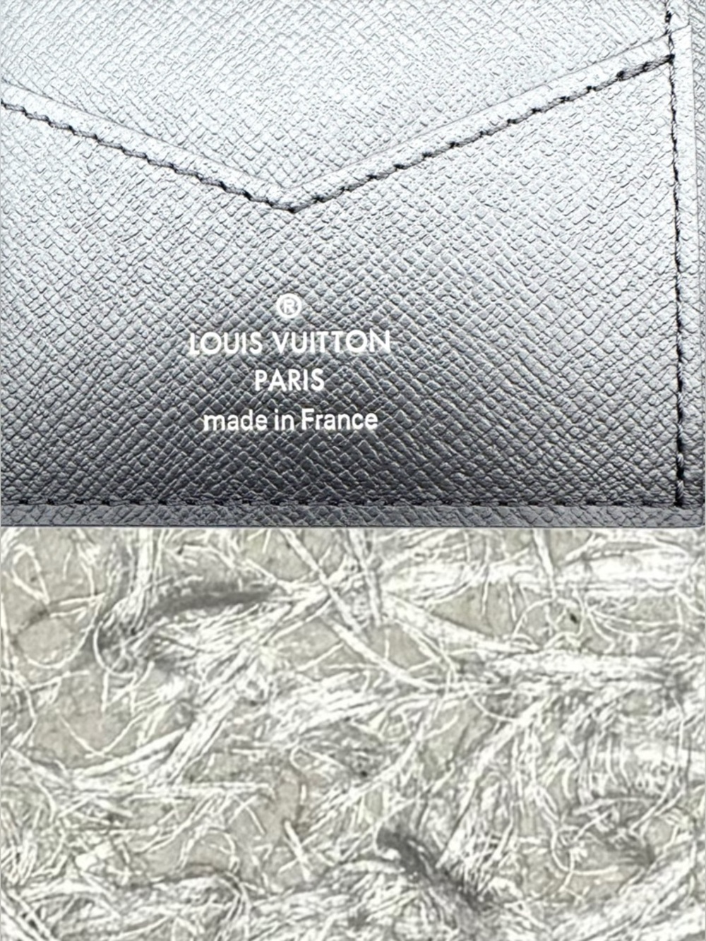 Louis Vuitton LV Black Monogram Leather Passport Cover - Picture 3 of 3